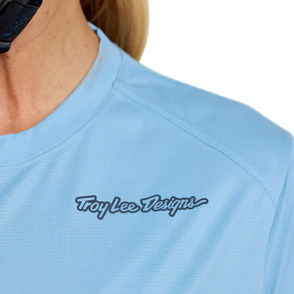 Troy Lee Designs Lilium Pro Long Sleeve MTB Jersey - Womens - Dawn Blue