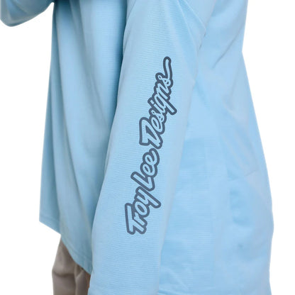 Troy Lee Designs Lilium Pro Long Sleeve MTB Jersey - Womens - Dawn Blue