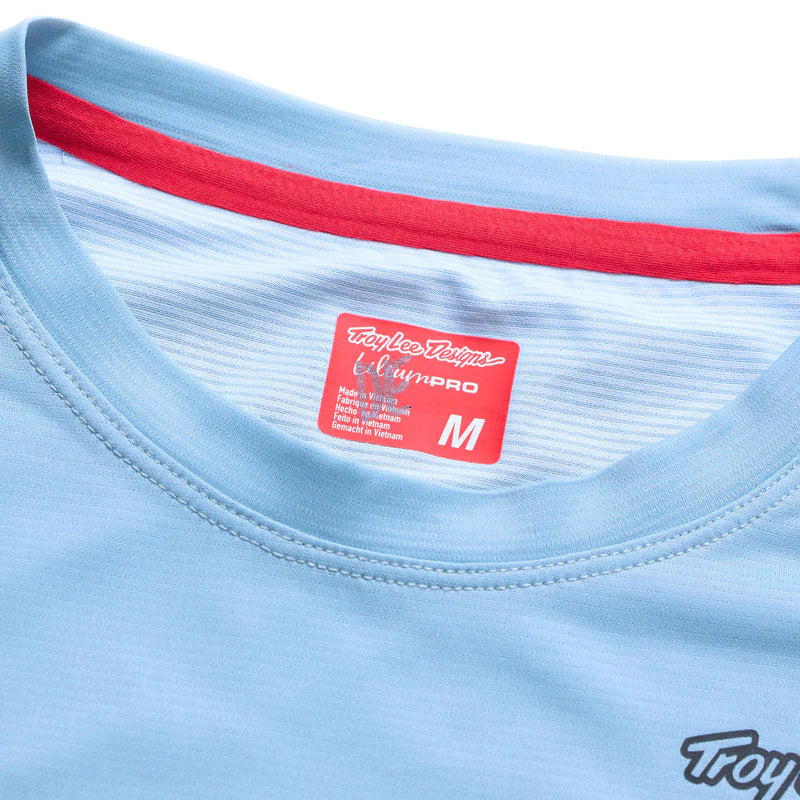 Troy Lee Designs Lilium Pro Short Sleeve MTB Jersey - Womens - Dawn Blue