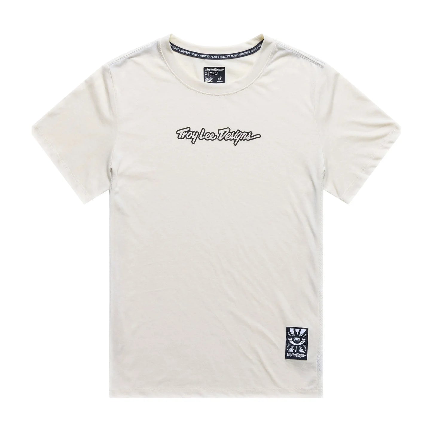 Troy Lee Designs Lilium Short Sleeve Ride Tee - Womens - Signature - Pumice