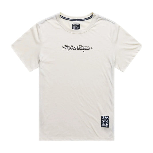 Troy Lee Designs Lilium Short Sleeve Ride Tee - Womens - Signature - Pumice