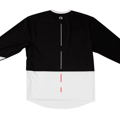 G-Form Pro-X4 Long Sleeve MTB Jersey - Black-White