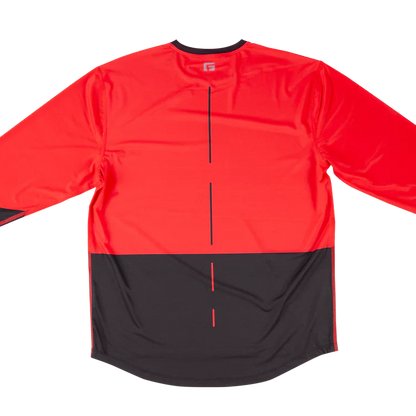 G-Form Pro-X4 Long Sleeve MTB Jersey - Youth - Red-Black