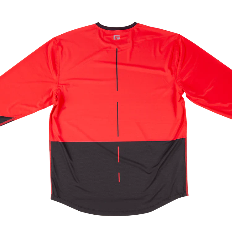 G-Form Pro-X4 Long Sleeve MTB Jersey - Red-Black