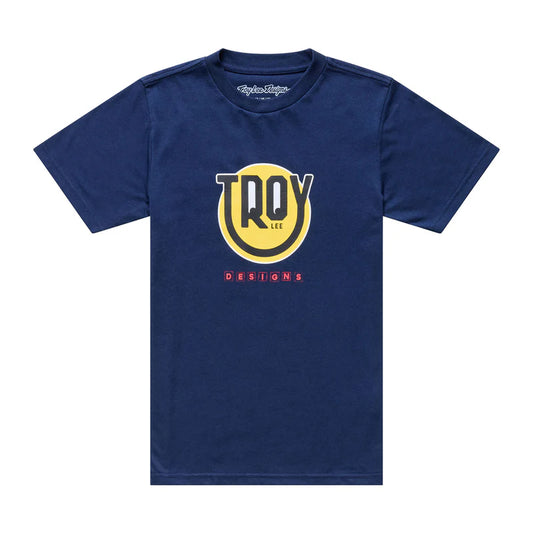 Troy Lee Designs Happy Dayz Short Sleeve Tee - Youth - Navy