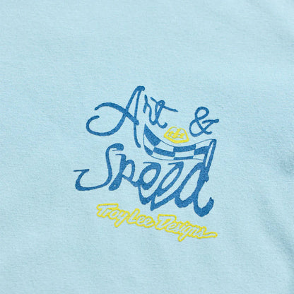 Troy Lee Designs Heritage Short Sleeve Tee - Youth - Dawn Blue
