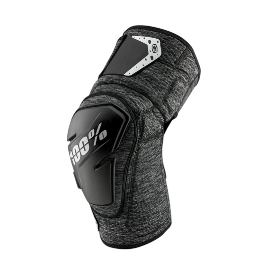 100% Fortis Knee Guard - Heather Gray-Black