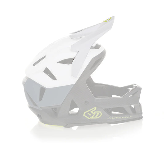 6D Helmets Alterra Replacement Visor - Segment - White-Grey