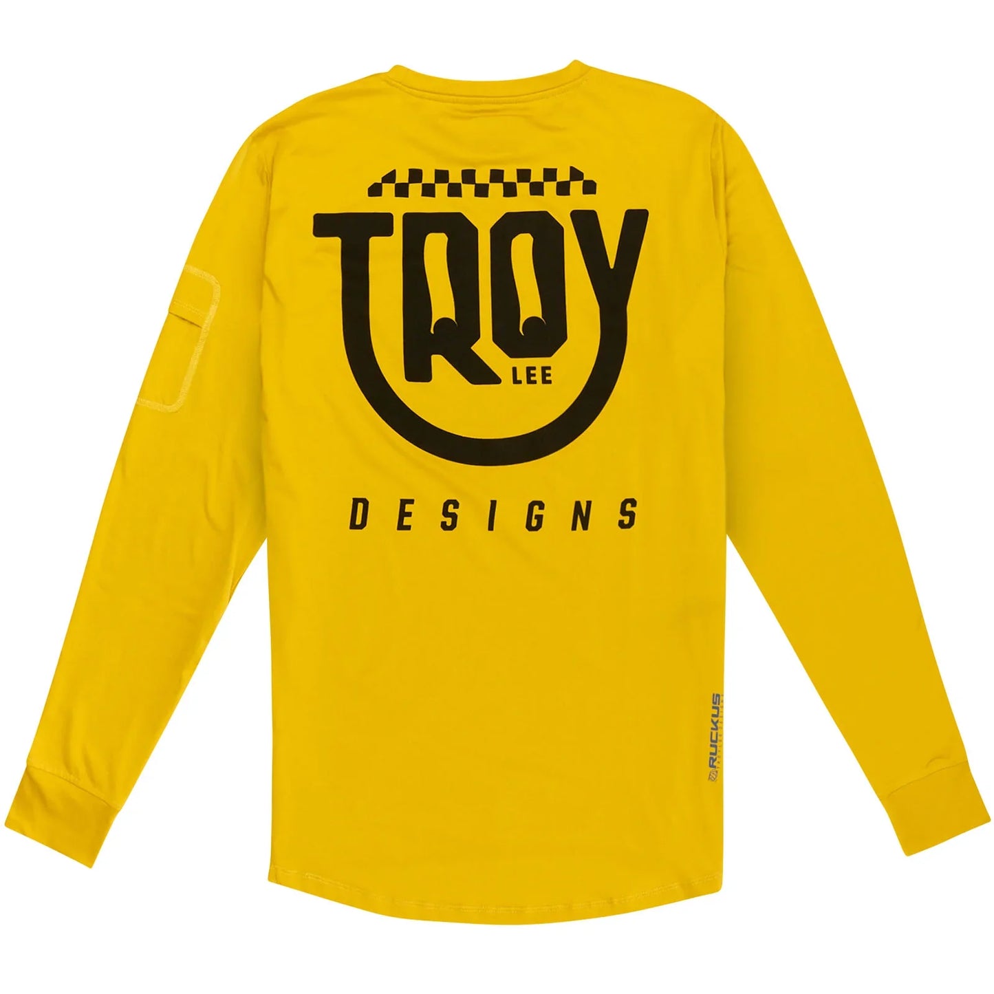 Troy Lee Designs Ruckus Long Sleeve Ride Tee - Eyez - Safron