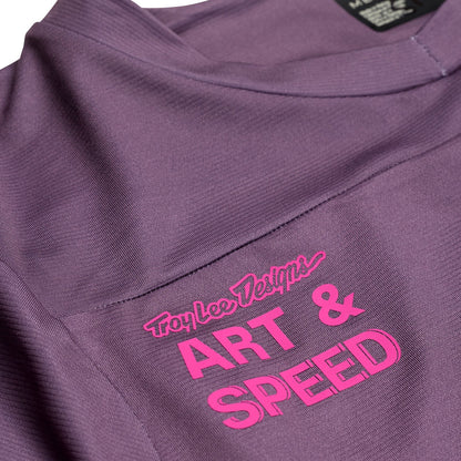 Troy Lee Designs Skyline Long Sleeve MTB Jersey - Radioscape - Deep Purple