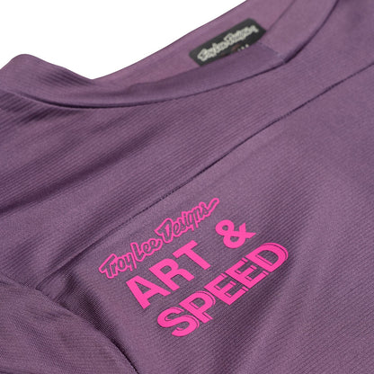 Troy Lee Designs Skyline Short Sleeve MTB Jersey - Radioscape - Deep Purple