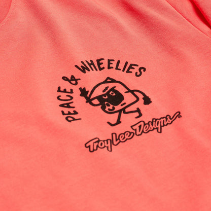 Troy Lee Designs Skyline Long Sleeve Ride Tee - P&W - Melon