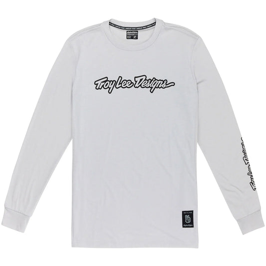 Troy Lee Designs Skyline Long Sleeve Ride Tee - Signature - Mist