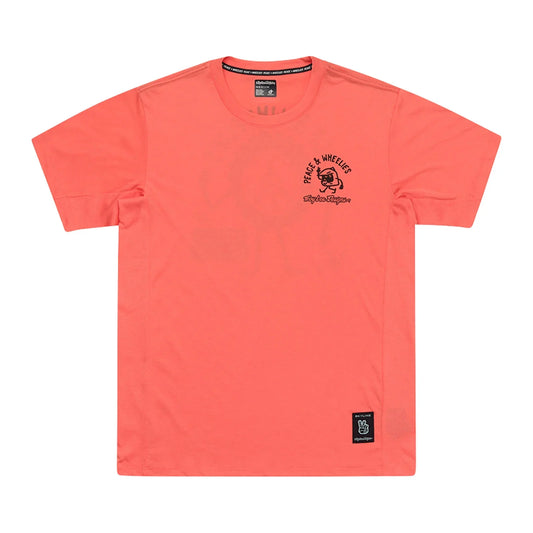 Troy Lee Designs Skyline Short Sleeve Ride Tee - P&W - Melon