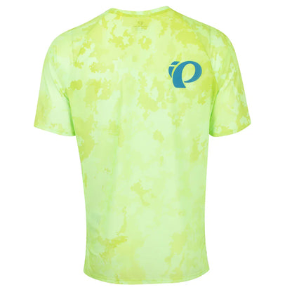 Pearl Izumi Elevate Short Sleeve MTB Jersey - Lime Zinger Fountain