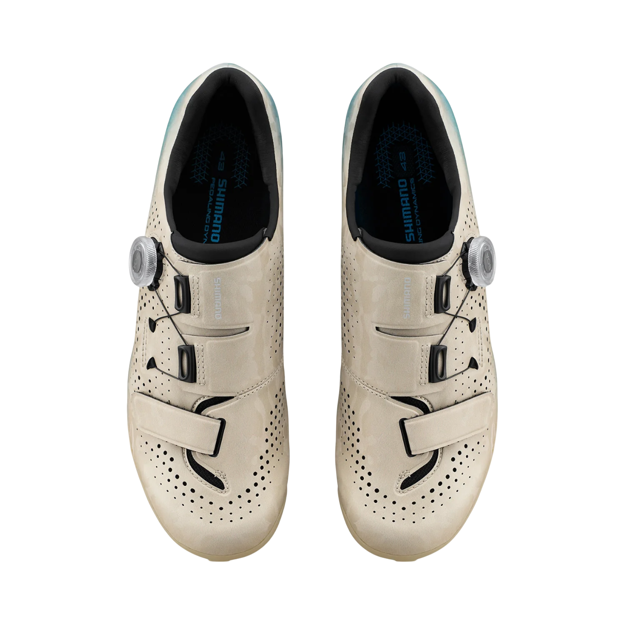 Shimano RX600 SPD Off Road Shoes - Beige-Blue