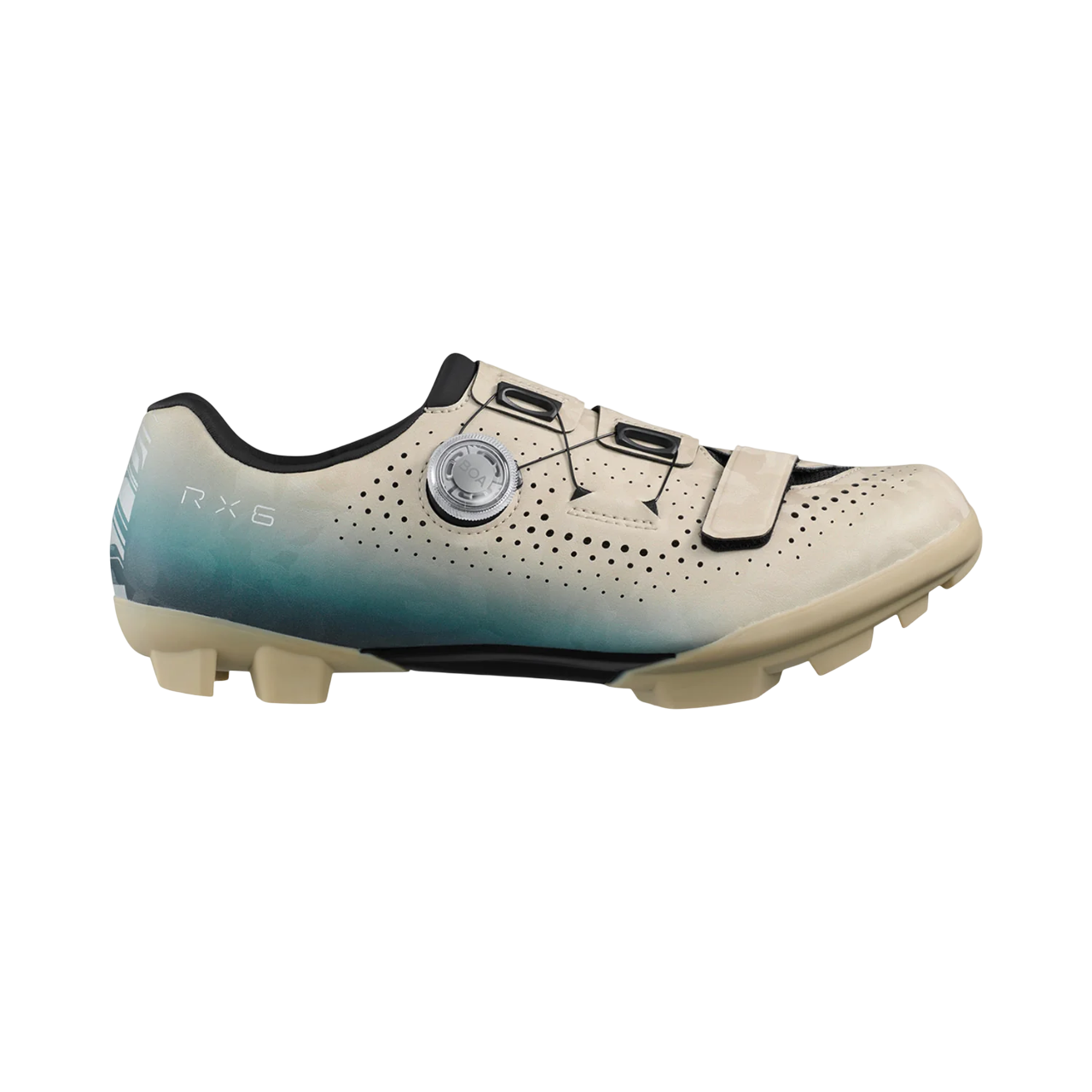 Shimano RX600 SPD Off Road Shoes - Beige-Blue