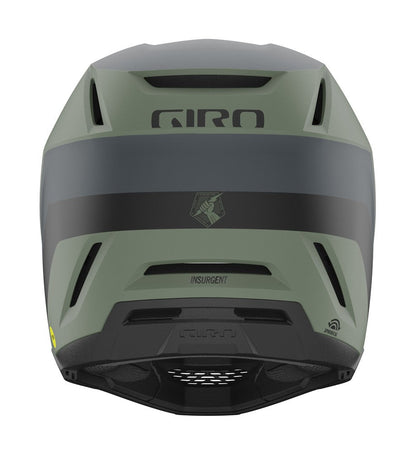Giro Insurgent Spherical Full Face Helmet - Matt Hedge Green-Dark Shark
