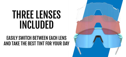 Tifosi Moab Lite Sunglasses - Glacier Blue