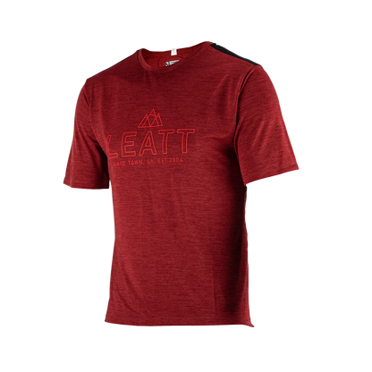 Leatt Trail 1.0 Short Sleeve MTB Jersey - Lava - Prior Season
