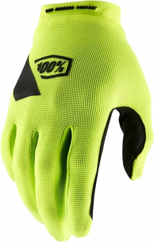 100% Ridecamp Glove - Womens - Fluo Yellow-Black - 2022 Fluo Yellow - Black Small 