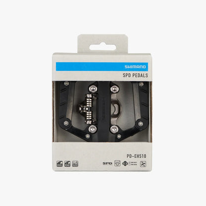 Shimano EH510 Hybrid SPD & Platform Pedal - Black