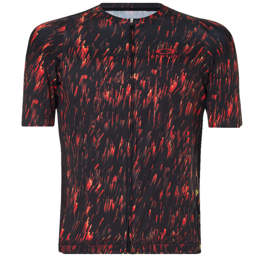 Oakley Endurance 2.0 Short Sleeve Road Jersey - Red Line Dots - 2021 Red Line Dots X-Small 
