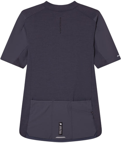 Endura AllTrack Ride Short Sleeve Road Jersey - Carbon Grey