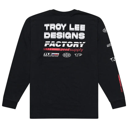 Troy Lee Designs Factory Long Sleeve Tee - Black