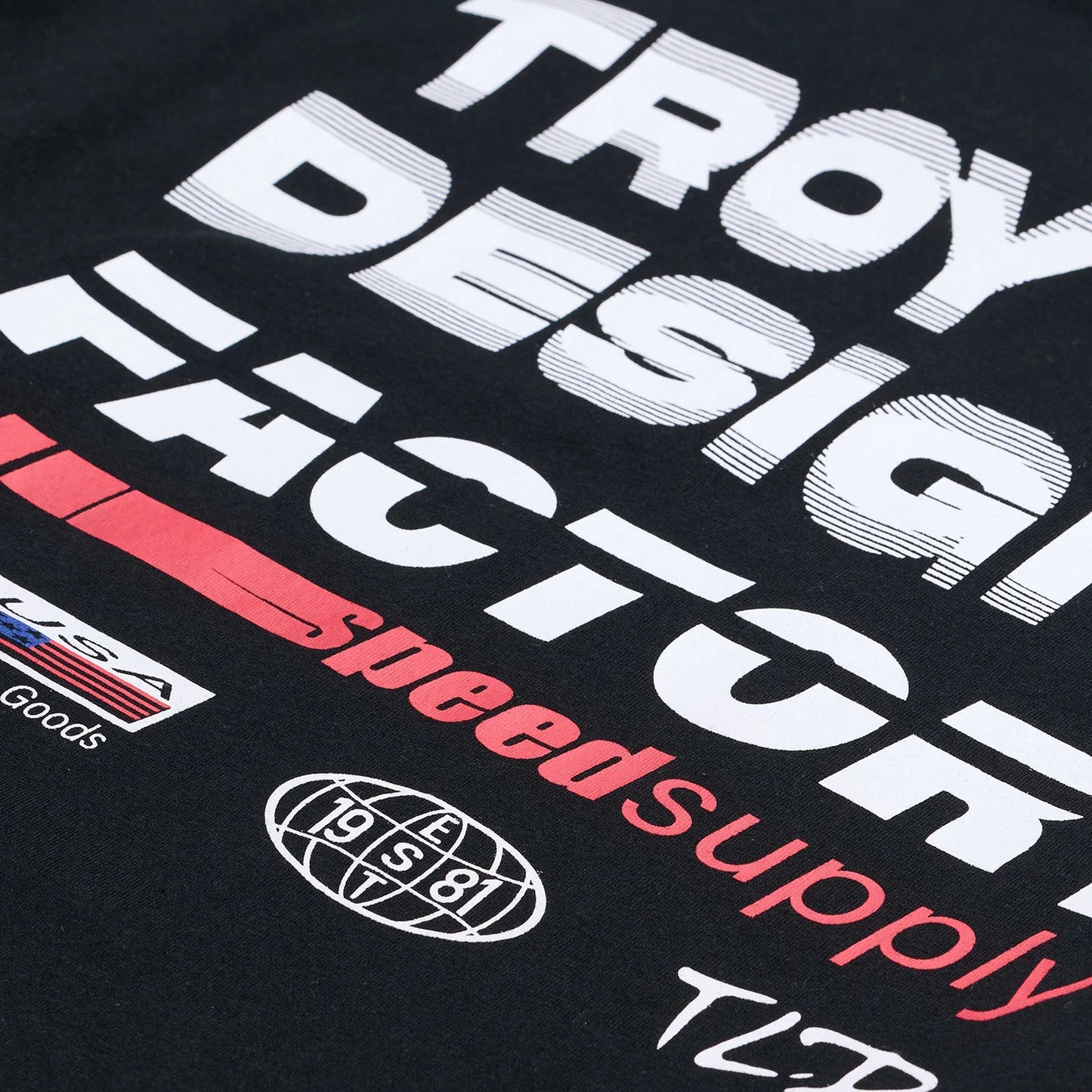 Troy Lee Designs Factory Long Sleeve Tee - Black