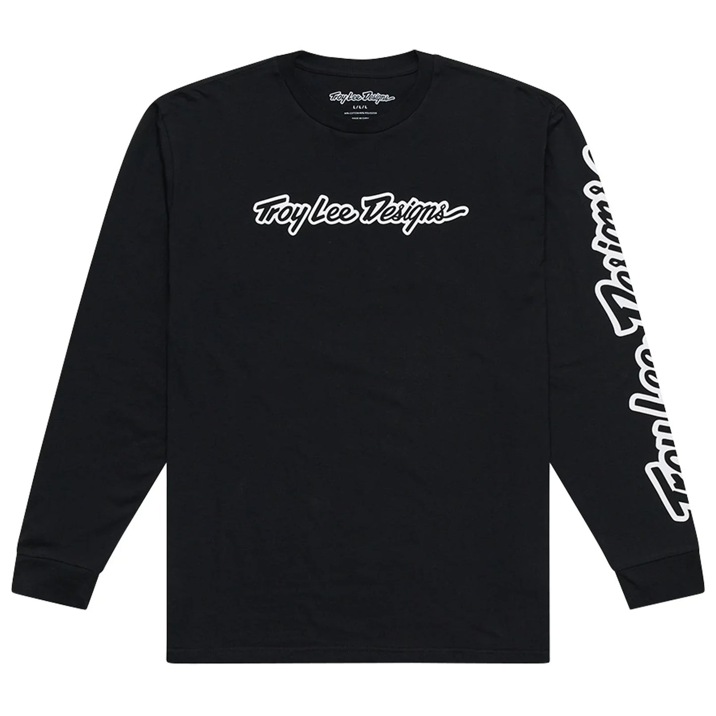 Troy Lee Designs Signature Long Sleeve Tee - Black