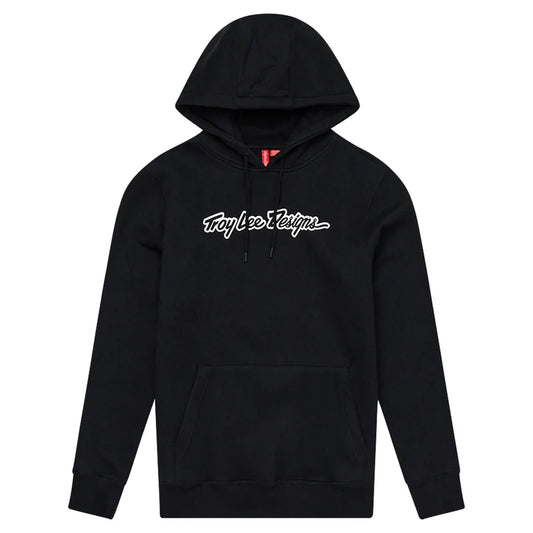 Troy Lee Designs Pullover Hoodie - Signature - Black