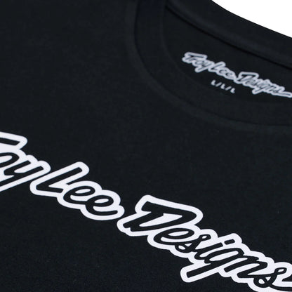 Troy Lee Designs Signature Short Sleeve Tee - Black