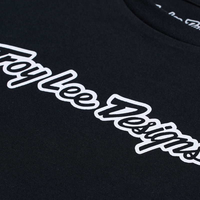 Troy Lee Designs Signature Short Sleeve Tee - Youth - Black