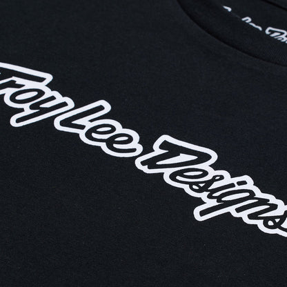 Troy Lee Designs Signature Short Sleeve Tee - Youth - Black