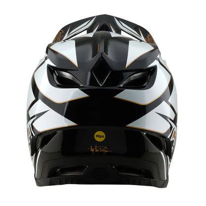 Troy Lee Designs D4 Composite Full Face Helmet - Ghostwing - White