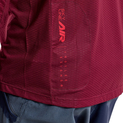 Troy Lee Designs Skyline Air Long Sleeve MTB Jersey - Oxblood