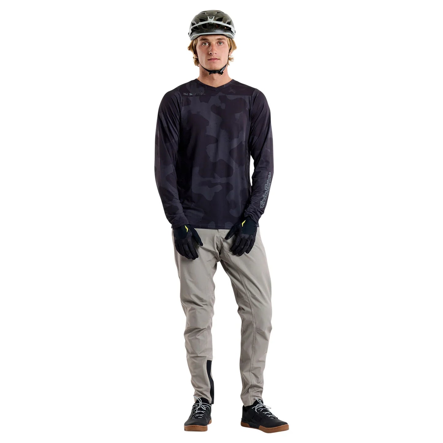 Troy Lee Designs Skyline Long Sleeve MTB Jersey - Scrubland - Black