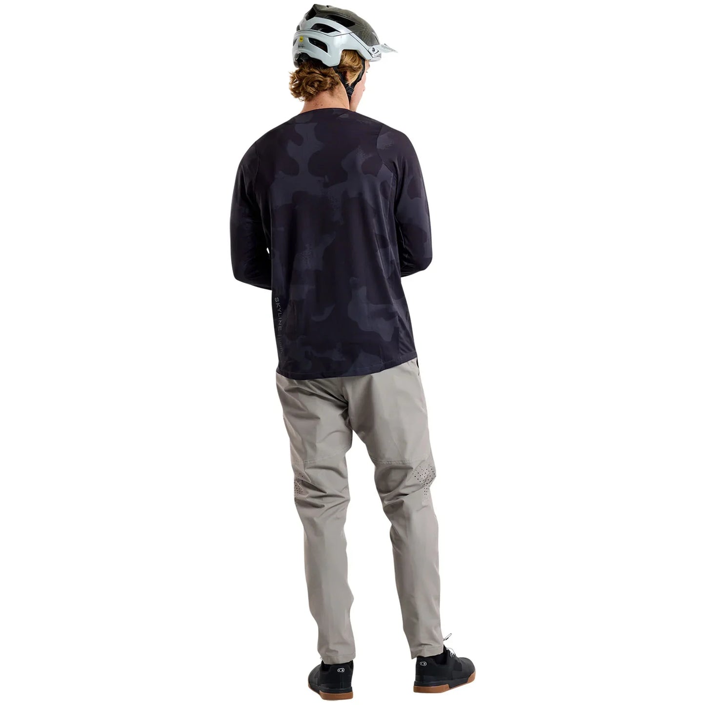 Troy Lee Designs Skyline Long Sleeve MTB Jersey - Scrubland - Black