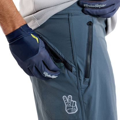 Troy Lee Designs Skyline Trail Short - Shell - Steel Blue