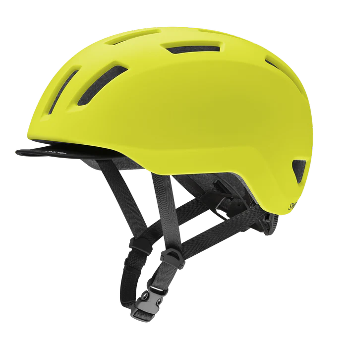 Smith Transit MIPS City Helmet - Matt Neon Yellow