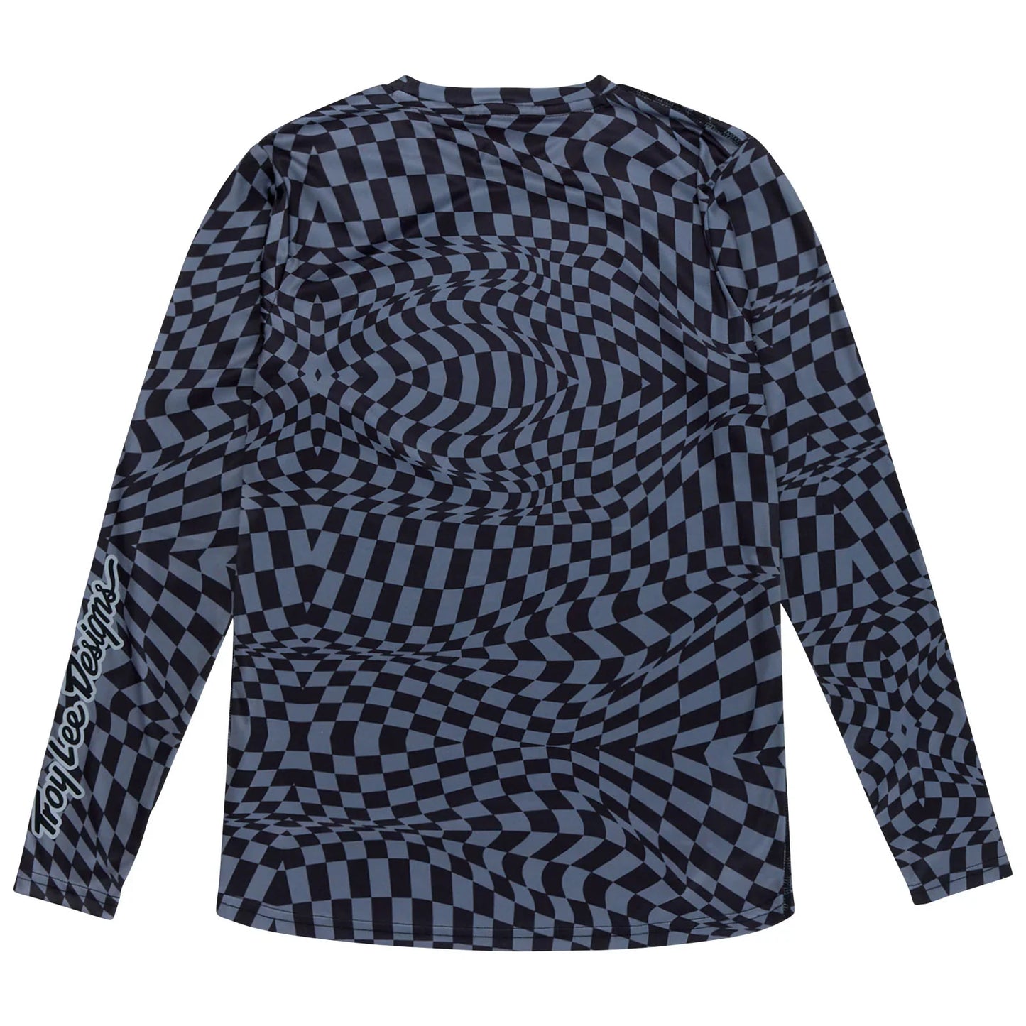 Troy Lee Designs Lilium Long Sleeve MTB Jersey - Womens - Twisted Checkers - Black-Gray