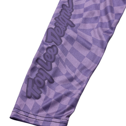 Troy Lee Designs Lilium Long Sleeve MTB Jersey - Womens - Twisted Checkers - Deep Purple