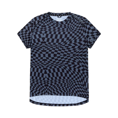 Troy Lee Designs Lilium Short Sleeve MTB Jersey - Womens - Twisted Checkers - Black