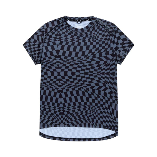 Troy Lee Designs Lilium Short Sleeve MTB Jersey - Womens - Twisted Checkers - Black