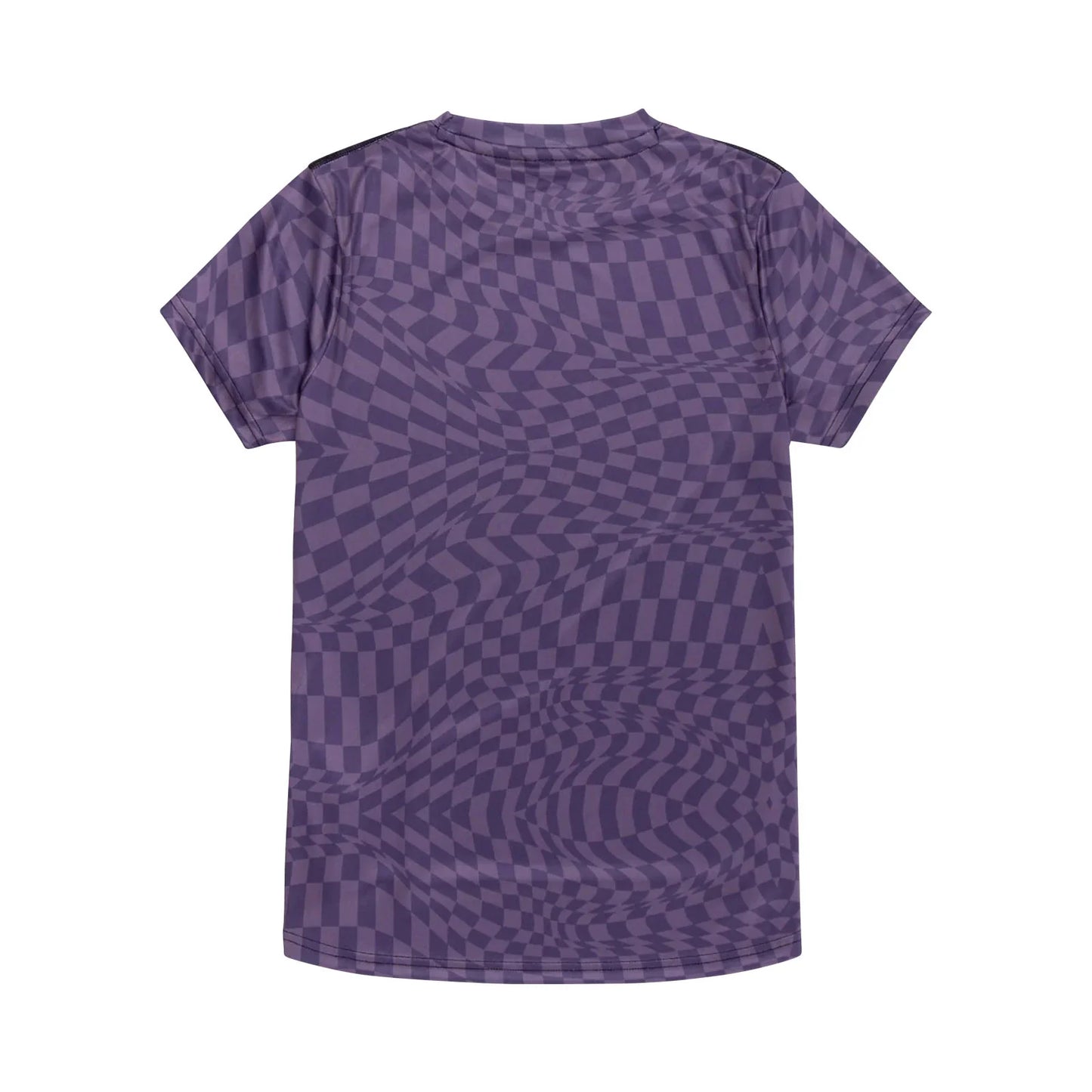Troy Lee Designs Lilium Short Sleeve MTB Jersey - Womens - Twisted Checkers - Deep Purple