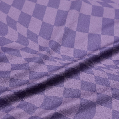 Troy Lee Designs Lilium Short Sleeve MTB Jersey - Womens - Twisted Checkers - Deep Purple