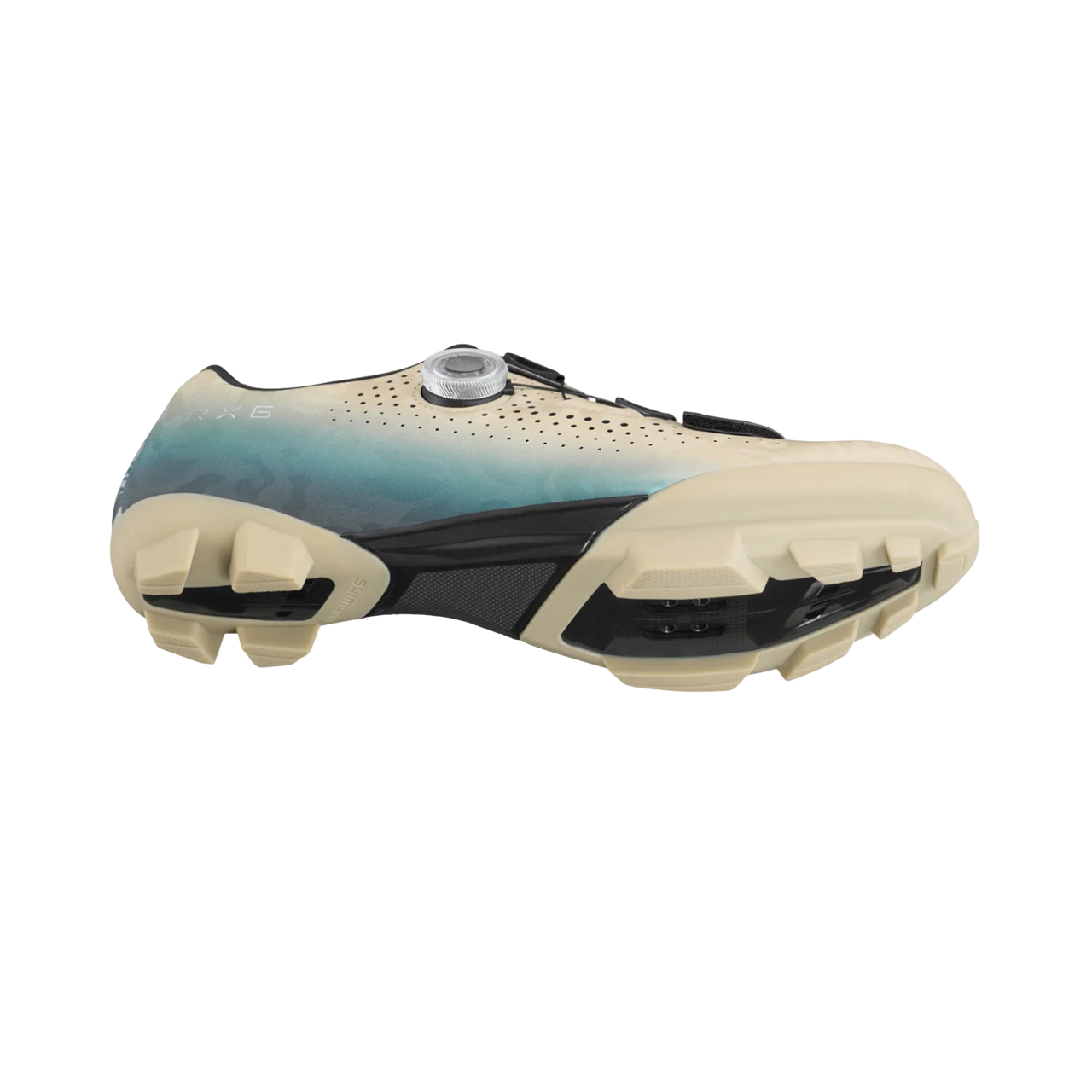 Shimano RX600 SPD Off Road Shoes - Beige-Blue